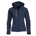 Clique Softshell Jacket Milford 3-Layer - Modern Look, Fleece Lining - Navy Blue Women